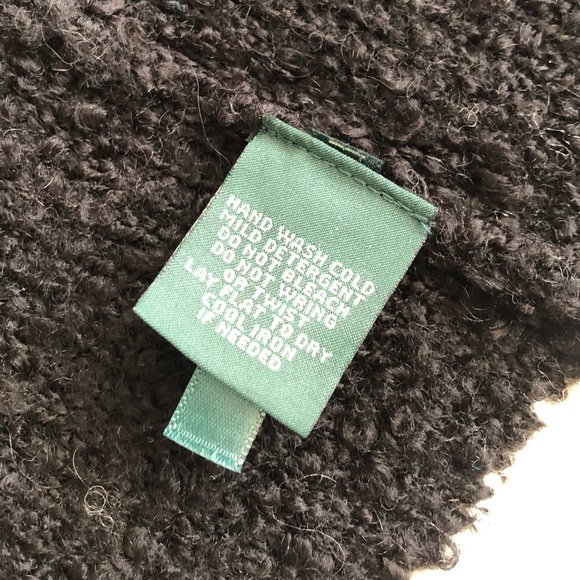 Ralph Lauren Ivory & Black Open Cardigan Sz Small - Picture 6 of 7